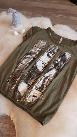 Olivove tričko, new yorker,xs