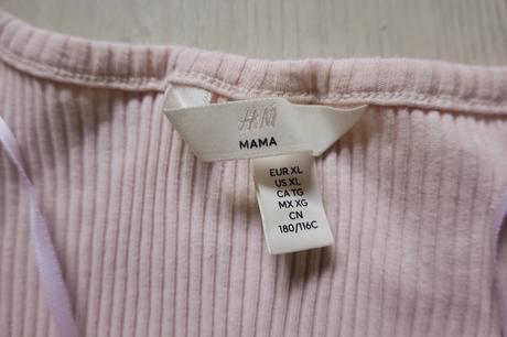 Vrúbkované tehotenské tričko h&m mama, h&m,xl