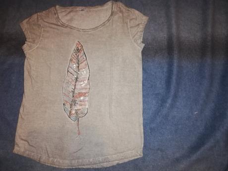 Tričko s 3d listom s, s