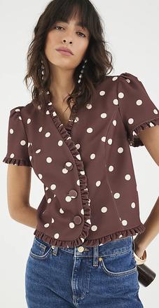 Guličkový top river island, river island,xs