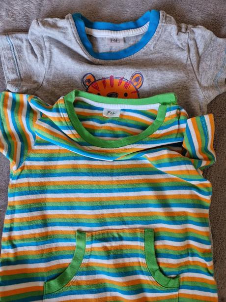 Krátke letné overaly 2ks f&f, f&f,86