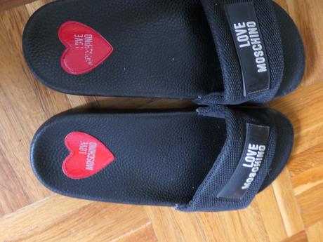 Love moschino original damske slapky 37, moschino,37