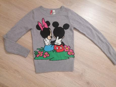 Pulóver s mickey mousom, vel34/xs alebo 152/158, disney,152