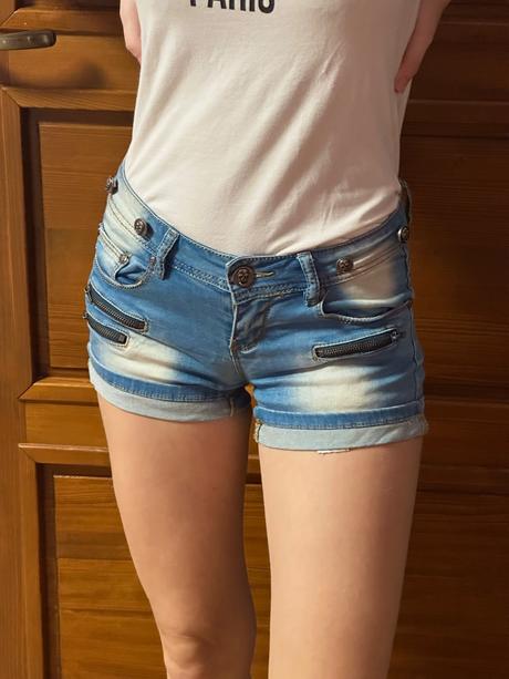 Rifľové šortky, s