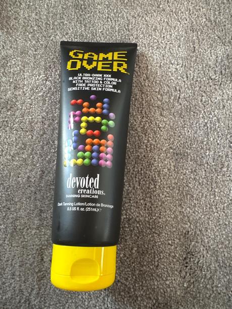 Krém do solária game over 251ml,