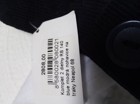 Súprava nohavice a body, 68