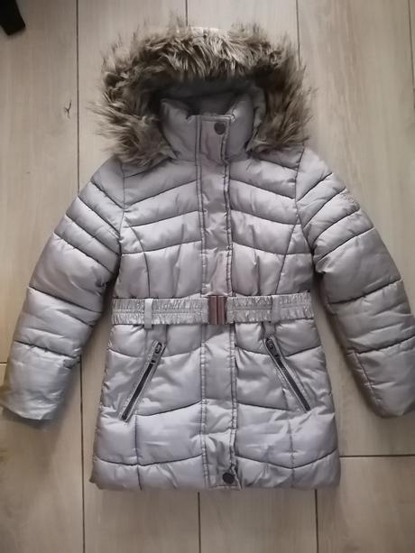 Teplá kvalitná zimná bunda, c&a,128