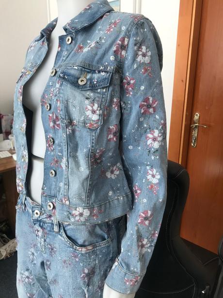 Rifľová súprava s kvetinami, 40, bonprix,40