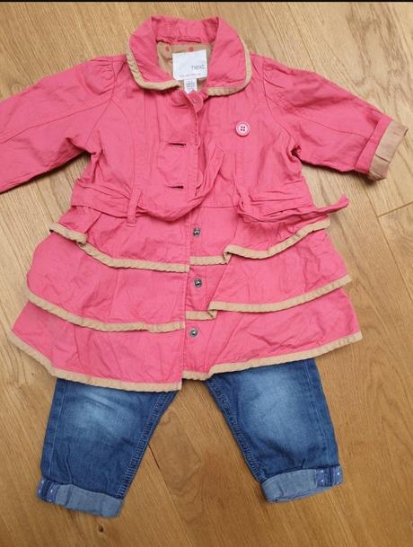 Cena za 5 veci komplet jar bodkovaný 74, lindex,74