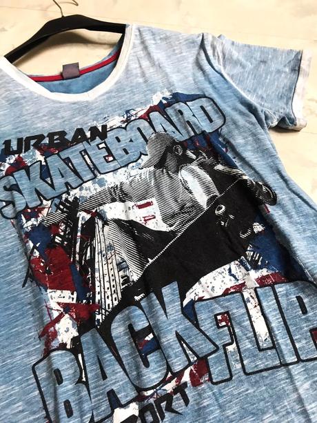 Tričko skateboard m/l, l