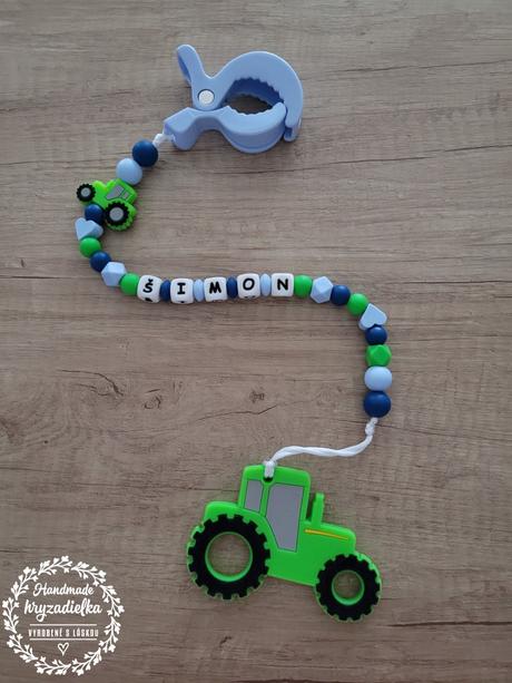 Hryzadielka a retiazky na cumlík, 