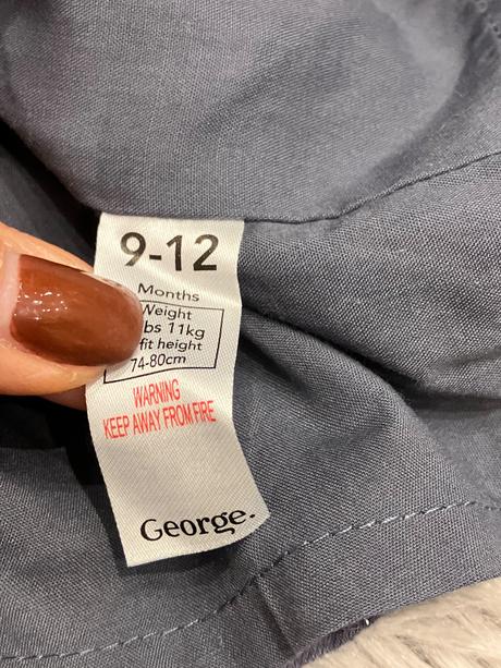 Dievčenské kockované šaty (74-80), george,74