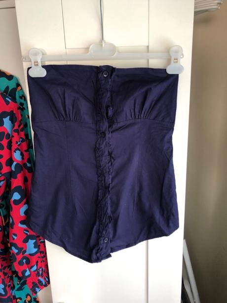 Orsay tmavomodrý korzet, orsay,s