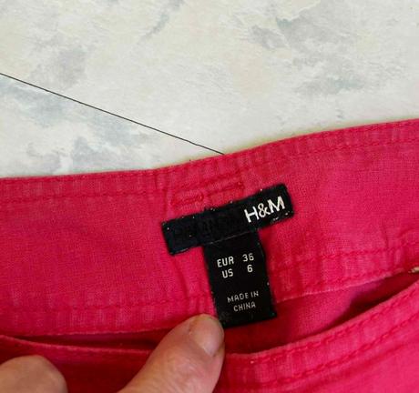 3/4 tenké nohavice, h&m,s