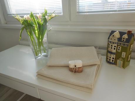 Vaflová bavlna - uteráky-140 x 70 cm, nové, 