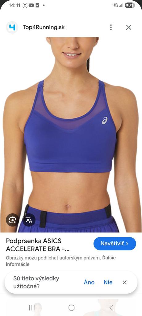 Asics športová podprsenka, asics,l