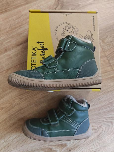 Protetika tyrel khaki zimné barefoot topánky, protetika,30