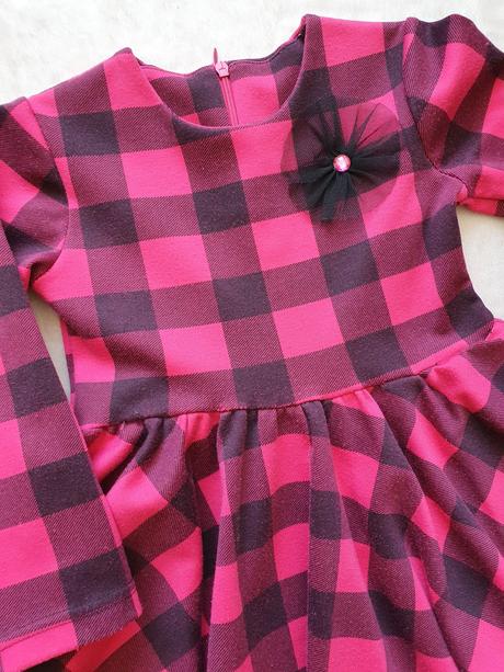 Šaty kárované č.104, 104