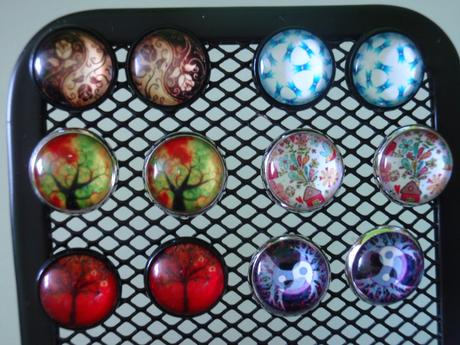 Náušnice zapichovačky rôzne,