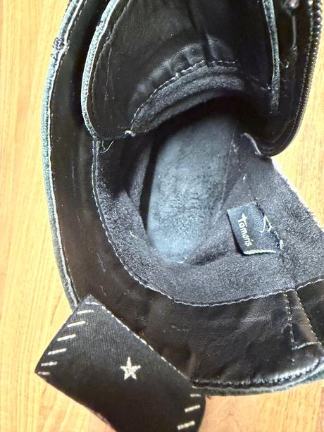 Kožené čižmy, tamaris,38