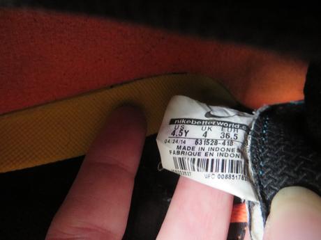 Tenisky halovky - nike - veľ. 35 - vn. dĺ. 23 cm, nike,35