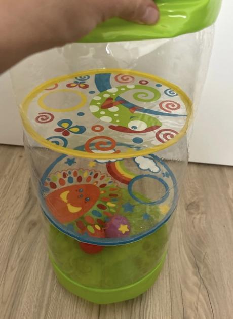 Nafukovací valec s guličkami pre deti,
