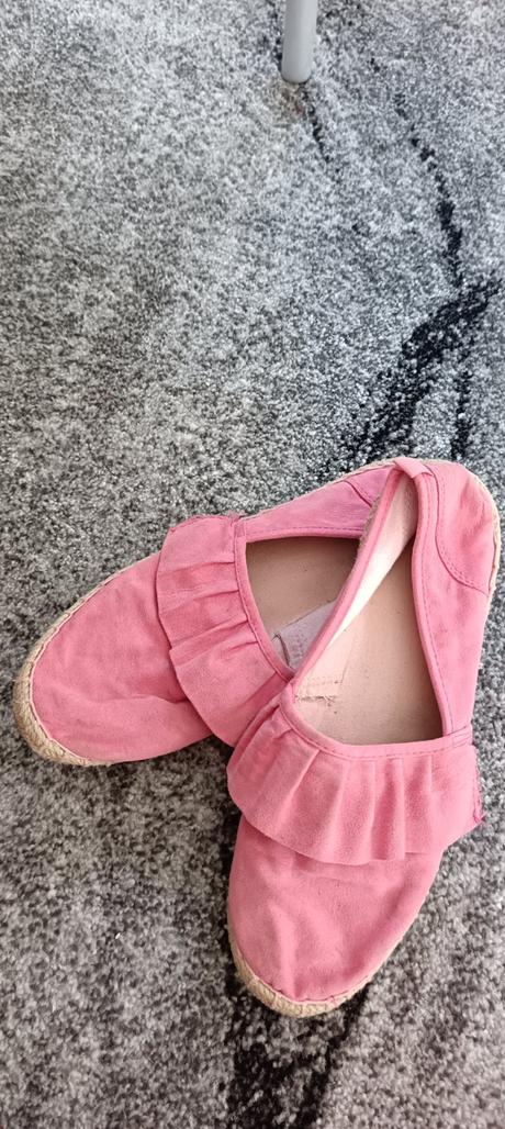 Ružové espadrílky, h&m,38