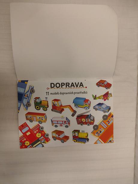 Vystrihovačky doprava 11 modelov, infoa, 30x21 cm, 