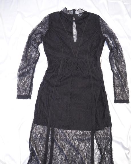 Kvalitné čipkované šaty gina tricot, 36