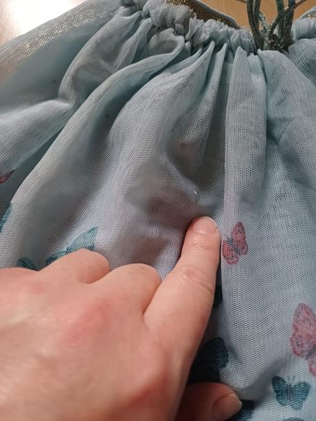 Tylová sukňa s motýlikmi 98/104, h&m,98