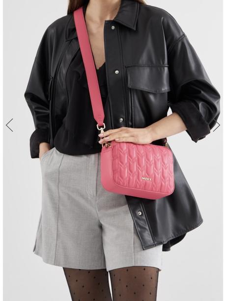 Ružová crossbody mexx kabelka,