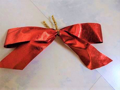 Vianočné mašličky 6 ks, 