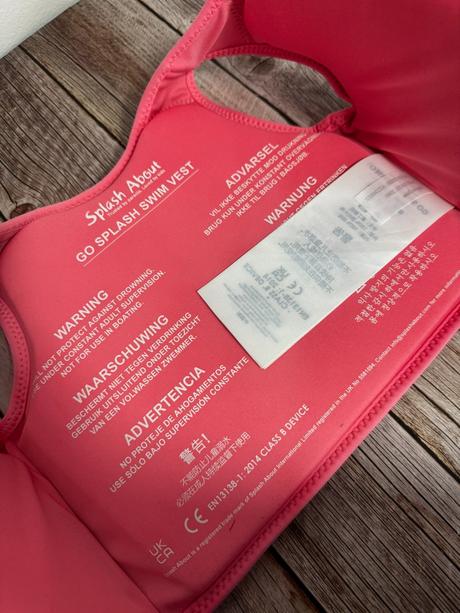 Plavecká vesta go splash vhodná na 1-2 rok, 