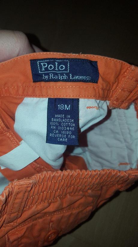 Oranžové kraťasy, ralph lauren,86