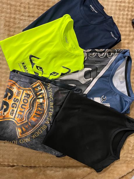 Mix pracovných tričiek, xl