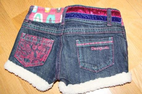 Kraťase s kožušinkou, desigual,116