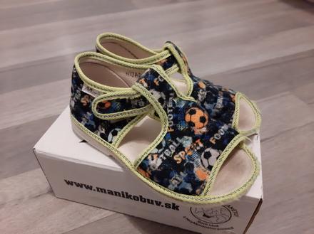 Papucky s otvorenou spickou zn. manik v. 27, manik,27