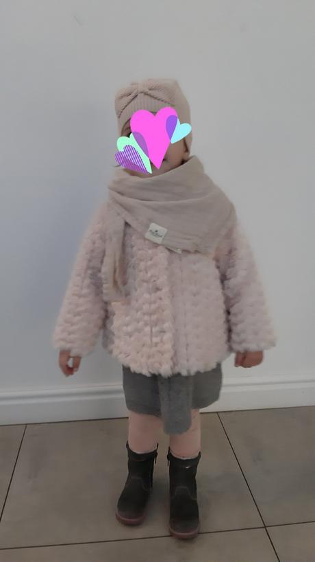 Kozusinovy kabatik hm 92, h&m,92