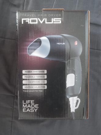 Cestovný fén rovus, 