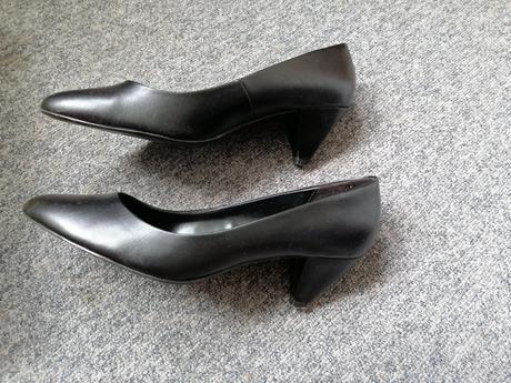 Čierne lodičky, velkost 39, deichmann,39