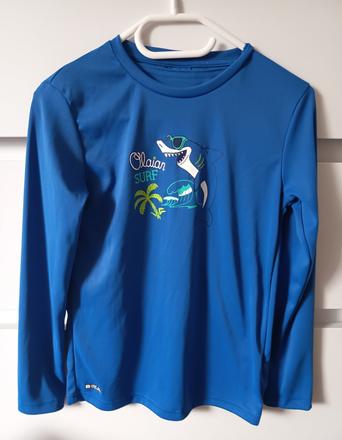 Plavkový top upf50, decathlon,122