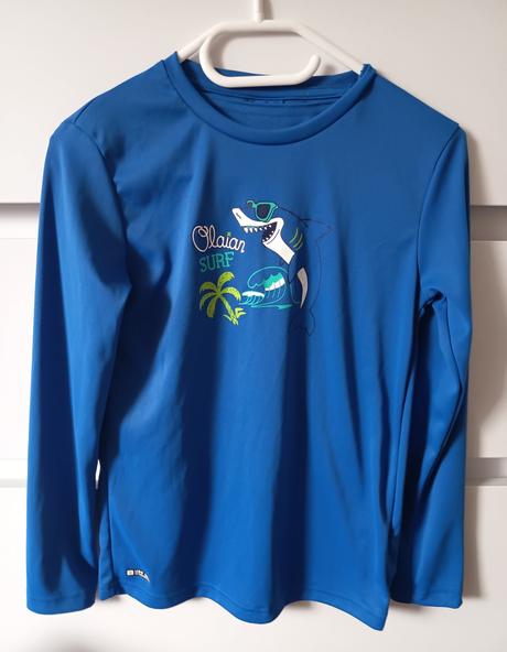 Plavkový top upf50, decathlon,122