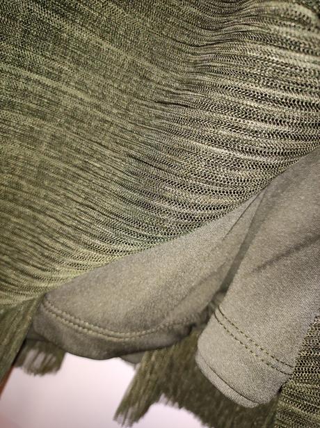 Tmavo-olivová sukňa m/40-42, m