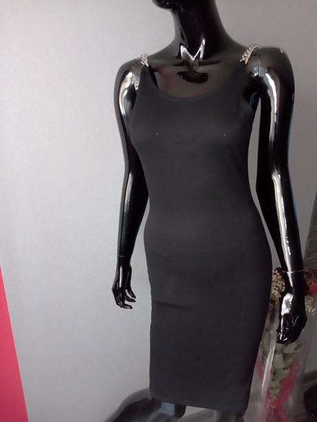 Rebrovane šaty s retiazkou s/m, m / s