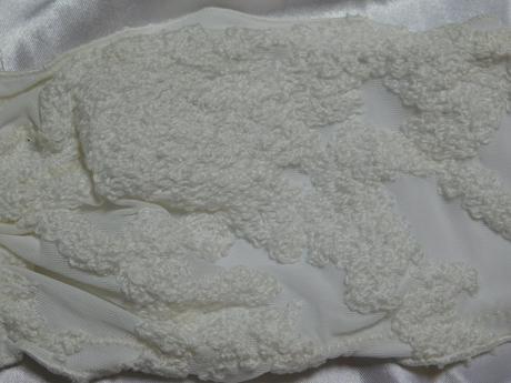 Luxusna plavkova podprsenka,mliečnej farby, 34 / 36 / xs