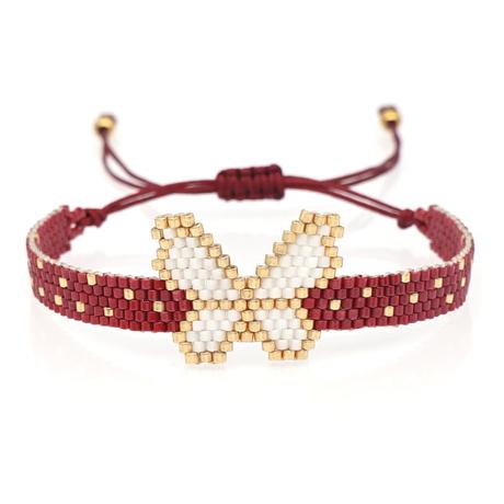 Sťahovací náramok miyuki motýľ,