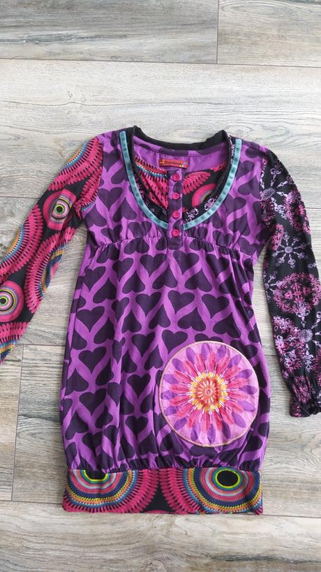 Šaty desigual pre dvojičky č. 128, desigual,128