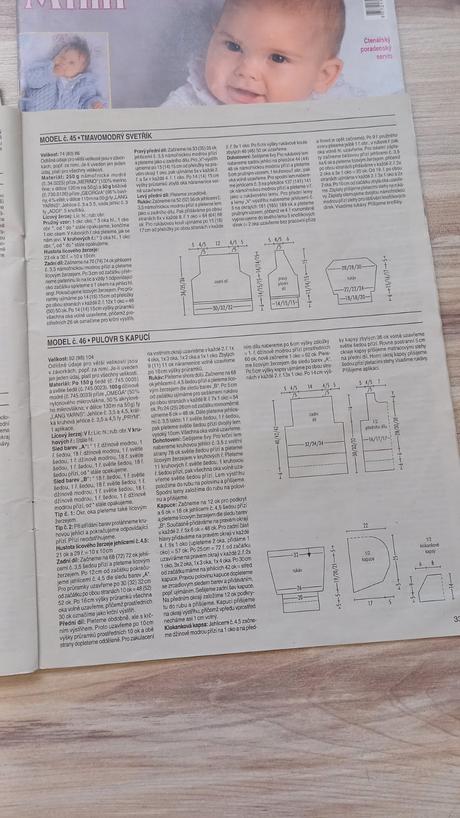 Čaopisy s návodmi na pletenie 4 ks + 2 zdarma,