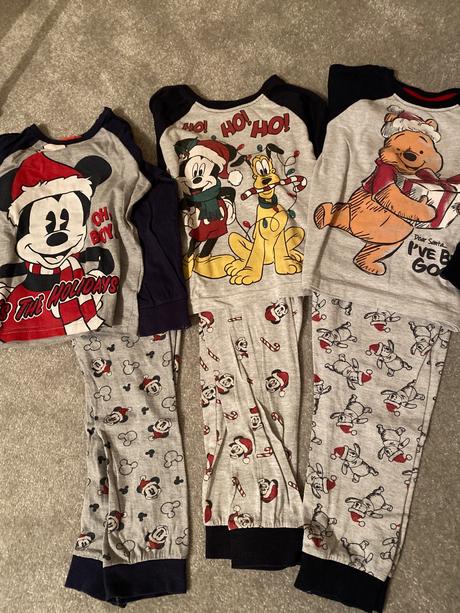 Detské vianočné pyžama, disney,98