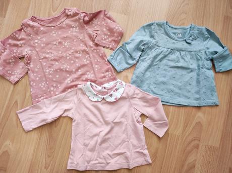 Tričká dlhý rukáv, c&a,68